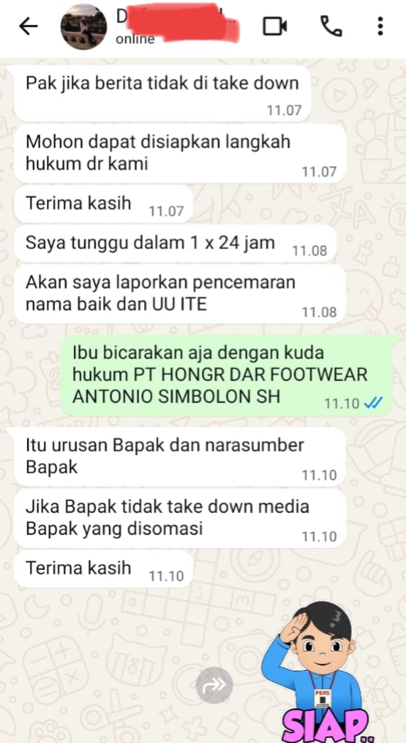 Diskriminasi Terhadap Wartawan Terjadi Lagi, Pelaku Diduga Legal PT PRAKASA TRIPURA SOLUSI (PT PRAKTIS)
