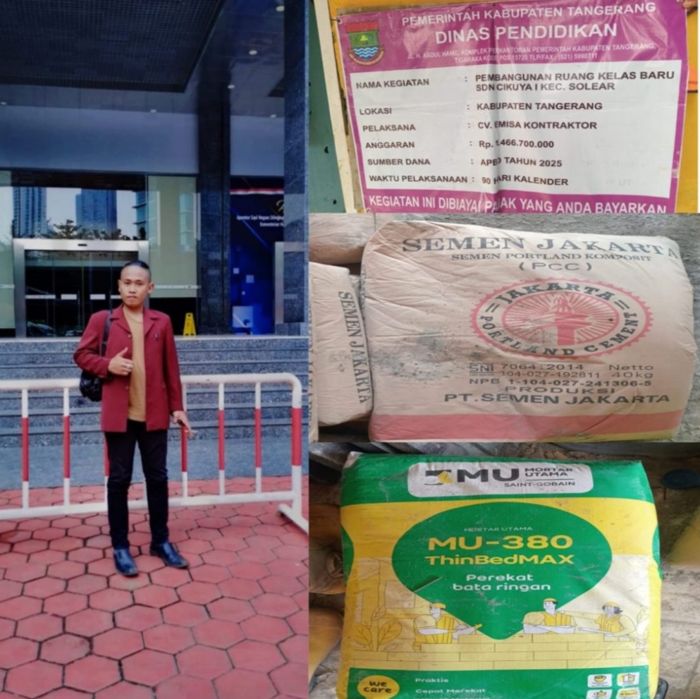 Ketua Umum DPP BIAS Indonesia Temukan Sejumlah Dugaan Pelanggaran  Berpotensi Merugikan Negara Dalam Pembangunan RKB SDN Cikuya 1