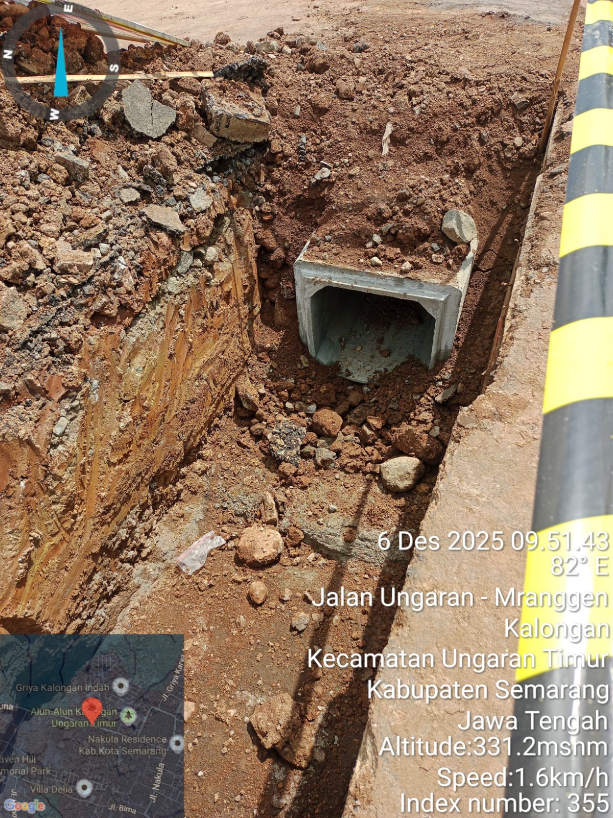Proyek Saluran Diduga Asal Jadi! CV Rajawali Mitra Utama Pasang U-Ditch Tanpa Lantai Kerja di Ungaran